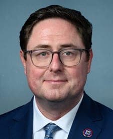 Official portrait of Mike Flood, U.S. Representative for Nebraska's 1st District
