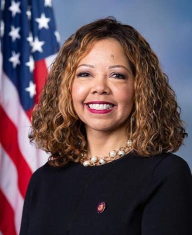 Official portrait of Lucy McBath, U.S. Representative for Georgia's 6th District