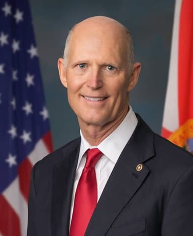 Official portrait of Rick Scott, U.S. Senator for Florida