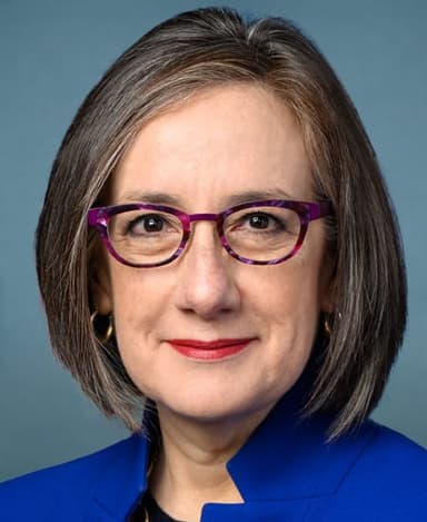 Official portrait of Andrea Salinas, U.S. Representative for Oregon's 6th District