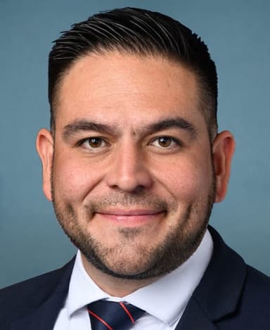 Official portrait of Gabe Vasquez, U.S. Representative for New Mexico's 2nd District
