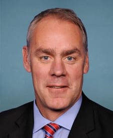 Official portrait of Ryan Zinke, U.S. Representative for Montana's 1st District